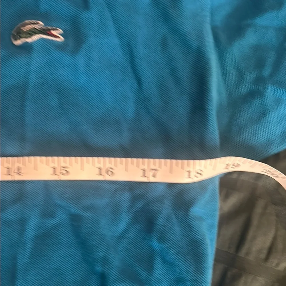 Lacoste Blue Polo Shirt Sporty Piqué Design
